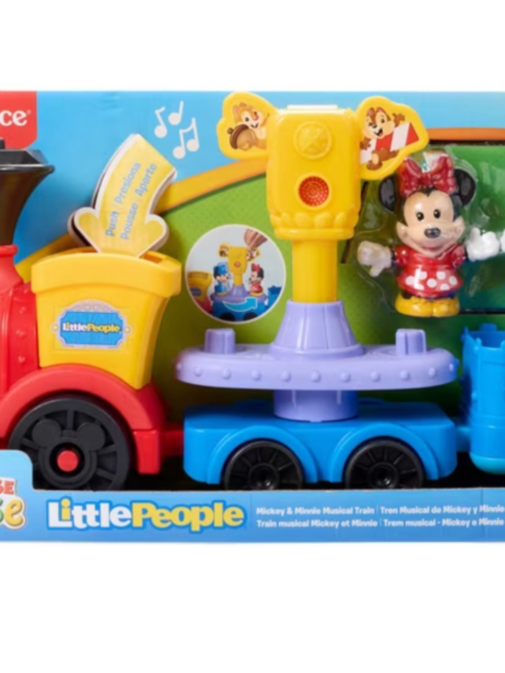NEW Fisher Price little people Disney Mickey Mouse Train
